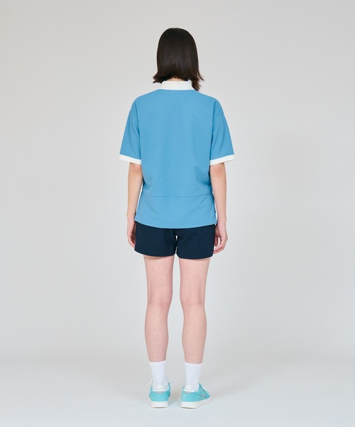 Champion Golf（チャンピオンゴルフ）の「【Champion/チャンピオン】レディース GOLF ショートスリーブポロシャツ（ポロシャツ・レディース・オフホワイト/スカイブルー/ブラック/ネイビー・LARGE/MEDIUM）」の12枚目の写真