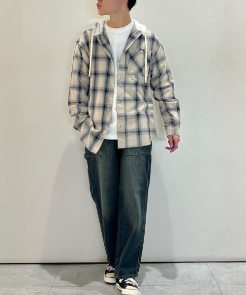 BACK NUMBER(バックナンバー)の「BACK NUMBER(バックナンバー)【メンズ】デニムペインターパンツ(デニムパンツ・メンズ・ダークインディゴブルー/ブラック・S/L/M/XL)」の12枚目の写真