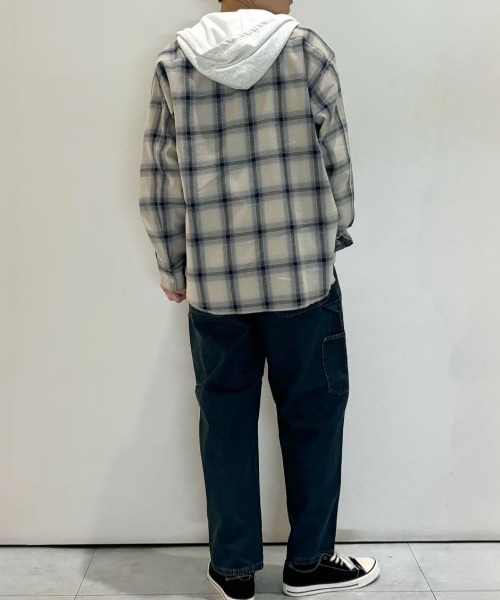 BACK NUMBER(バックナンバー)の「BACK NUMBER(バックナンバー)【メンズ】デニムペインターパンツ(デニムパンツ・メンズ・ダークインディゴブルー/ブラック・S/L/M/XL)」の14枚目の写真