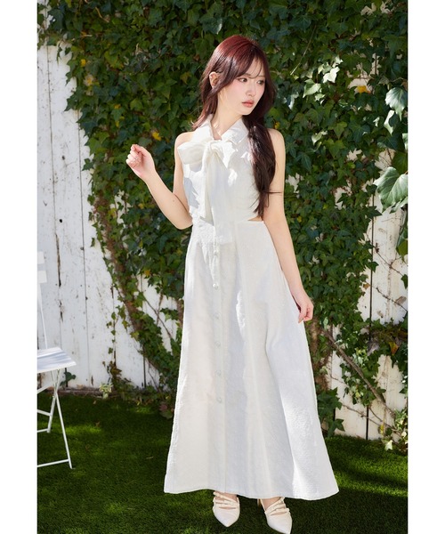 one after another NICE CLAUP(ワンアフターアナザーナイスクラップ)の「【Denim Collection】ボレロ+デニムロングワンピース(ワンピース・レディース・ブルー系その他/オフホワイト/ブラック・FREE)」の22枚目の写真