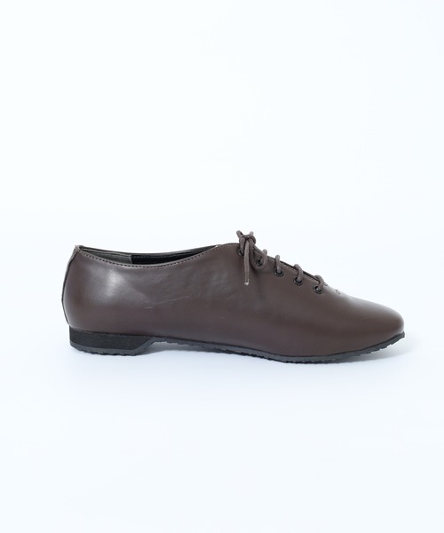 FUNALIVE（ファンアライブ）の「レースアップバレーシューズ（バレエシューズ・レディース・ブラック/シルバー/ブラウン/ホワイト・S/LL/M/L）」の14枚目の写真