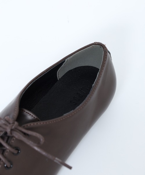 FUNALIVE（ファンアライブ）の「レースアップバレーシューズ（バレエシューズ・レディース・ブラック/シルバー/ブラウン/ホワイト・S/LL/M/L）」の10枚目の写真