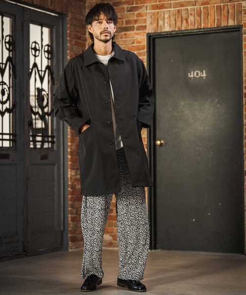 CAMBIO（カンビオ）の「mp14604- Leopard Pleats Wide Straight Pants ロングパンツ(2026GIM-013)（その他パンツ・メンズ・ホワイト/ブラック/ブラウン・S/M/L）」の19枚目の写真