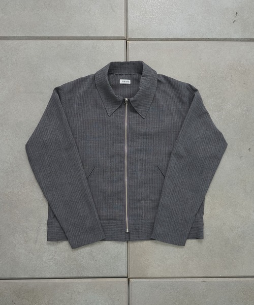 Jieda(ジエダ)の「【Jieda/ジエダ】STRIPE ZIP JACKET(ブルゾン・メンズ・グレー/ネイビー/ブラック・1/2)」の3枚目の写真