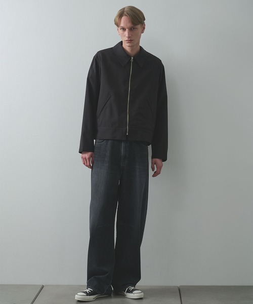 Jieda(ジエダ)の「【Jieda/ジエダ】STRIPE ZIP JACKET(ブルゾン・メンズ・グレー/ネイビー/ブラック・1/2)」の5枚目の写真