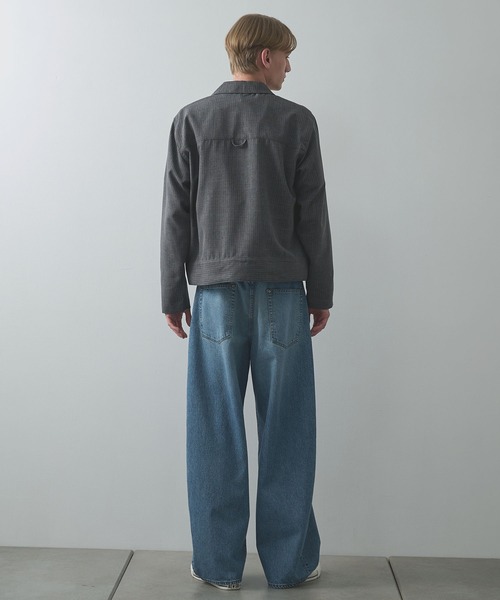 Jieda(ジエダ)の「【Jieda/ジエダ】STRIPE ZIP JACKET(ブルゾン・メンズ・グレー/ネイビー/ブラック・1/2)」の11枚目の写真