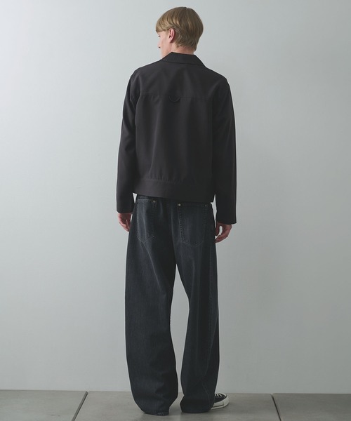 Jieda(ジエダ)の「【Jieda/ジエダ】STRIPE ZIP JACKET(ブルゾン・メンズ・グレー/ネイビー/ブラック・1/2)」の7枚目の写真