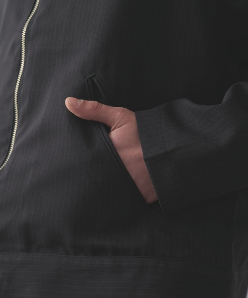 Jieda(ジエダ)の「【Jieda/ジエダ】STRIPE ZIP JACKET(ブルゾン・メンズ・グレー/ネイビー/ブラック・1/2)」の15枚目の写真