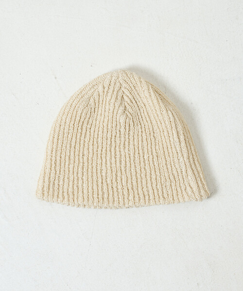FREAK'S STORE（フリークスストア）の「リブニット帽/ニットビーニー（ニットキャップ/ビーニー・レディース・グリーン/ピンク/ブラウン/チャコールグレー/オフホワイト・ONE SIZE）」の14枚目の写真