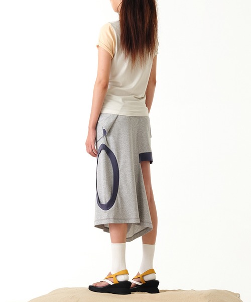 OPEN Yy（オープンワイワイ）の「【OPEN YY】YY DOT TYPO TEE（Tシャツ/カットソー・レディース・ホワイト/チャコールグレー/ブルー・M）」の7枚目の写真