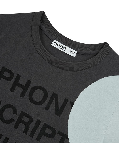 OPEN Yy（オープンワイワイ）の「【OPEN YY】YY DOT TYPO TEE（Tシャツ/カットソー・レディース・ホワイト/チャコールグレー/ブルー・M）」の21枚目の写真