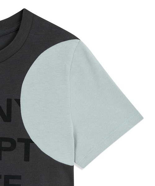 OPEN Yy（オープンワイワイ）の「【OPEN YY】YY DOT TYPO TEE（Tシャツ/カットソー・レディース・ホワイト/チャコールグレー/ブルー・M）」の22枚目の写真