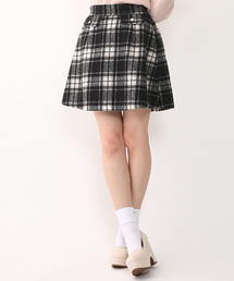 one after another NICE CLAUP | 【ナイスクラップ】シャギーチェックミニスカート(スカート)