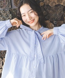 ボウタイリボンブラウス