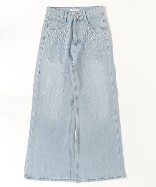 TITTY&CO.（ティティーアンドコー）の「ビジュー付きデニムパンツ（デニムパンツ・レディース・ブルー・MEDIUM/SMALL）」の22枚目の写真