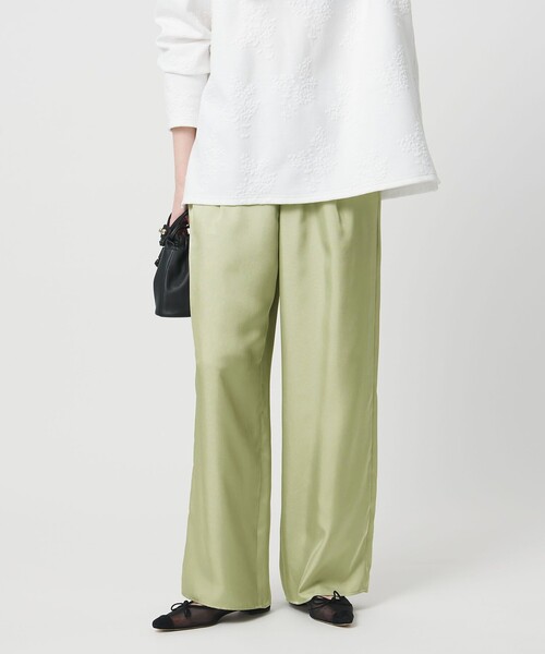 ユナイテッドアローズ　新品未使用　イージーパンツ シルクライク イージーパンツ（その他パンツ）｜UNITED ARROWS