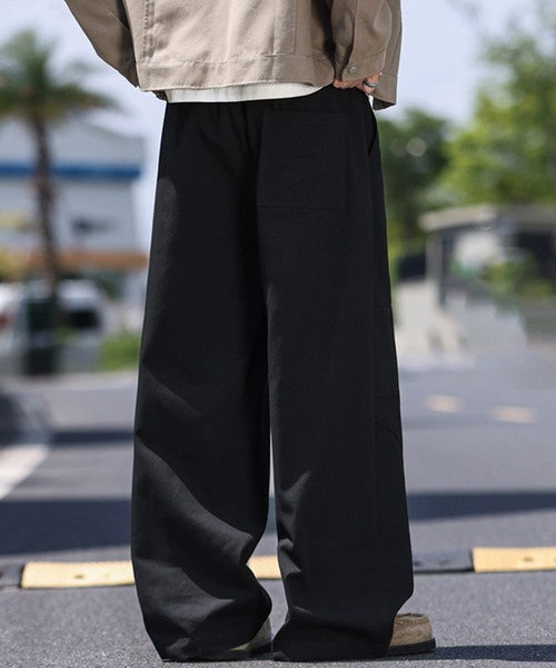 TOBEE(トゥビー)の「【TOBEE】 ワイドルーズスラックス /ストレートチノパンツ(チノパンツ・メンズ・ブラック/ベージュ/オフホワイト・MEDIUM/LARGE/X-LARGE)」の14枚目の写真