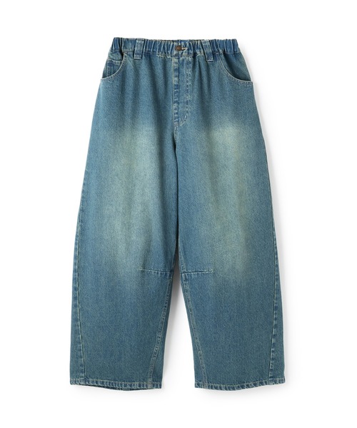 GLAZOS（グラソス）の「バレルレッグデニムパンツ（デニムパンツ・キッズ・ライトブルー・160cm/180cm）」の3枚目の写真