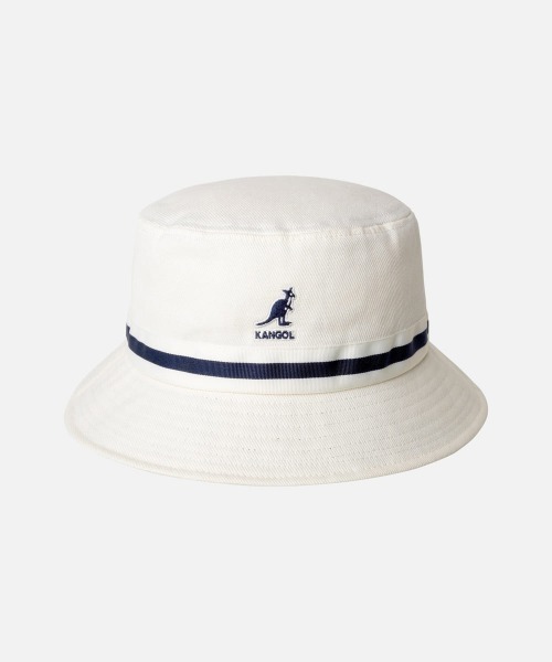 KANGOL（カンゴール）の「KANGOL STRIPE LAHINCH / カンゴール（ハット・レディース・ブラック/ホワイト・X-LARGE/LARGE）」の2枚目の写真