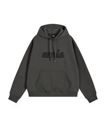 COLOR-BLOCK APPLIQUE HOODIE