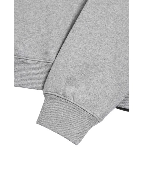 EMIS（イミス）の「COLOR-BLOCK APPLIQUE HOODIE（スウェット・レディース・アイボリー/グレー/チャコール・LARGE/MEDIUM/SMALL）」の7枚目の写真