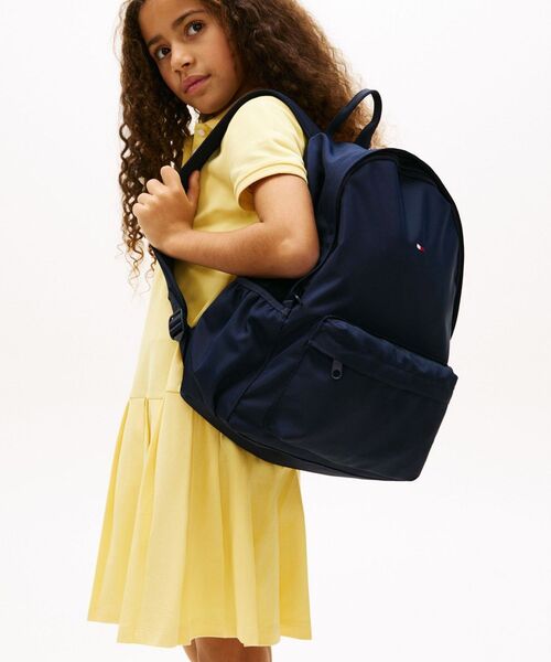TOMMY HILFIGER(トミーヒルフィガー)の「KIDS エッセンシャルバックパック(バックパック/リュック・キッズ・ネイビー・FREE)」の6枚目の写真