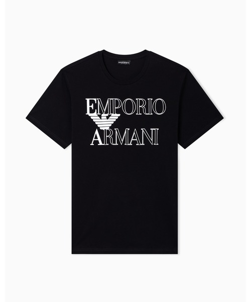 EMPORIO ARMANI(エンポリオアルマーニ)の「<オンライン限定>【エンポリオ アルマーニ】Tシャツ ジャージー ボールドロゴ(Tシャツ/カットソー・メンズ・オリーブ/ブラック/ホワイト・LARGE/MEDIUM/SMALL/X-LARGE/XX-LARGE)」の8枚目の写真