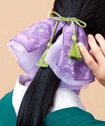 カヤ（カヤ）の「【カヤ】芍薬結び髪飾り（ヘアゴム）」
