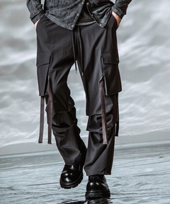 CLEL】2way Design Nylon Techno Pants / 2wayデザイン ナイロンテクノ