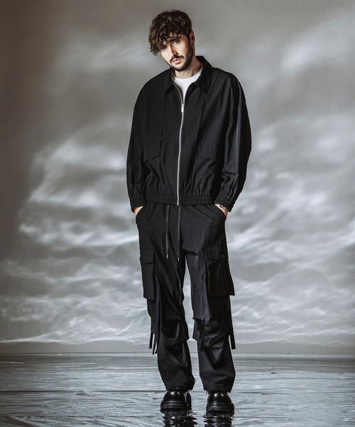 NO ID.（ノーアイディ）の「【NO ID.】Tech Easy Cargo Pants / テックイージー カーゴ パンツ（カーゴパンツ・メンズ・ブラック/グレー・1/2）」の8枚目の写真