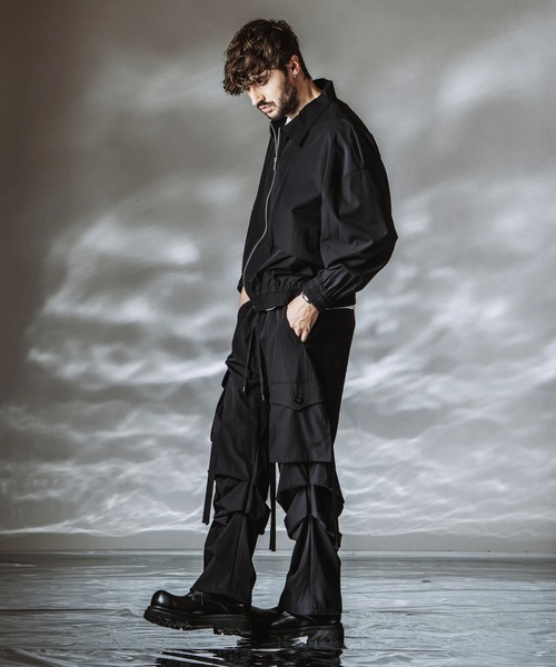 NO ID.（ノーアイディ）の「【NO ID.】Tech Easy Cargo Pants / テックイージー カーゴ パンツ（カーゴパンツ・メンズ・ブラック/グレー・1/2）」の12枚目の写真