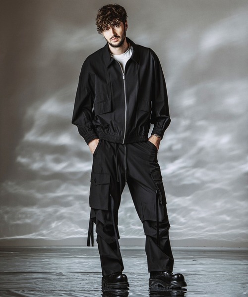 NO ID.（ノーアイディ）の「【NO ID.】Tech Easy Cargo Pants / テックイージー カーゴ パンツ（カーゴパンツ・メンズ・ブラック/グレー・1/2）」の20枚目の写真