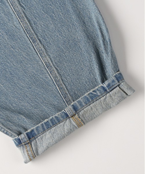 Right-on(ライトオン)の「【HONEYSUCKLE ROSE】デニム コクーンパンツ (サイドカーブ / モードシルエット / ヴィンテージ風)(デニムパンツ・レディース・ノンウォッシュ/ダークインディゴブルー・S/M/XL/L)」の7枚目の写真