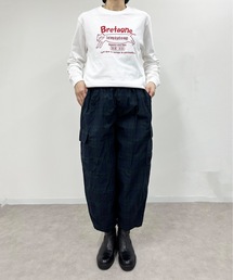 vent blanc（ヴァンブラン）の「vent blanc ヴァンブラン ブルターニュCAT プリントTEE（Tシャツ/カットソー）」