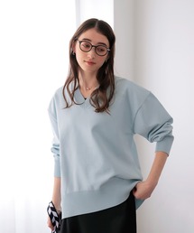 Jines（ジネス）の「ベーシック美Vネックニット（ニット/セーター）」