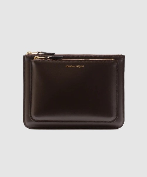 OUTSIDE POCKET】LARGE ZIP POUCH（ポーチ）｜Wallet COMME des