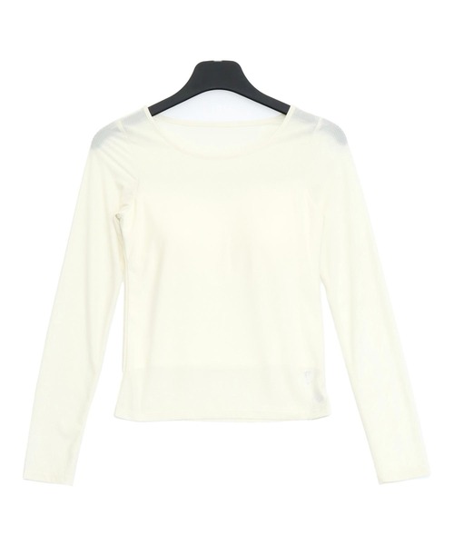 ANAP（アナップ）の「パッド付き インナードッキング シアーレース ロンT（Tシャツ/カットソー・レディース・ブラック/オフホワイト・F）」の13枚目の写真