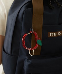 MILKFED. | GLITTER APPLE CARABINER RED(キーホルダー)