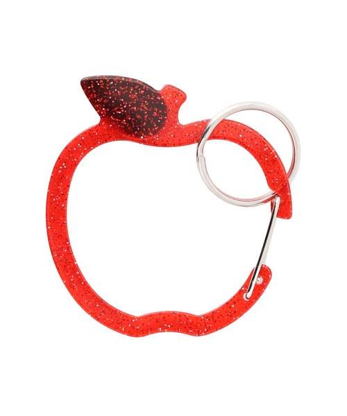 MILKFED.(ミルクフェド)の「GLITTER APPLE CARABINER RED(キーホルダー・レディース・レッド・ONE SIZE)」の7枚目の写真