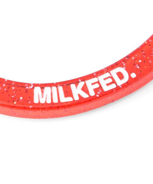 MILKFED.(ミルクフェド)の「GLITTER APPLE CARABINER RED(キーホルダー・レディース・レッド・ONE SIZE)」の3枚目の写真