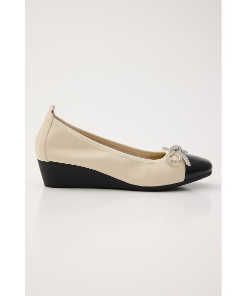 STACCATO(スタッカート)の「【再入荷】エリーゼウェッジソールパンプス(パンプス・レディース・ホワイト/ブラック・24.5cm/24.0cm/23.5cm/23.0cm/22.5cm)」の15枚目の写真