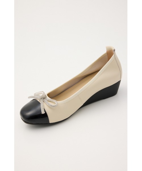 STACCATO(スタッカート)の「【再入荷】エリーゼウェッジソールパンプス(パンプス・レディース・ホワイト/ブラック・24.5cm/24.0cm/23.5cm/23.0cm/22.5cm)」の19枚目の写真