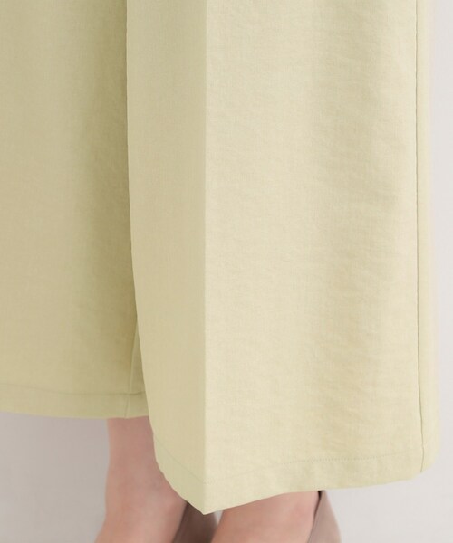 SHOO・LA・RUE（シューラルー）の「【洗濯機可/S-LL】ハイウエストで美脚見え リボンワイドパンツ（その他パンツ・レディース・ベージュ/ネイビー/キャメル・01/04/03/02）」の21枚目の写真