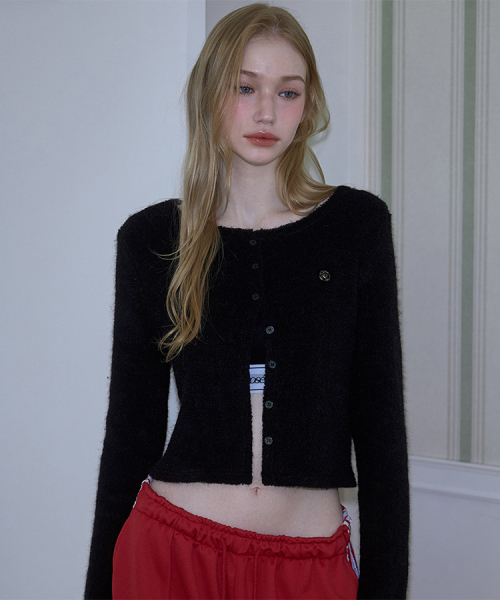 ROSEFRANTZ（ロゼフランツ）の「Mohair Round Cardigan [Black]（カーディガン/ボレロ・レディース・ブラック・FREE）」の2枚目の写真