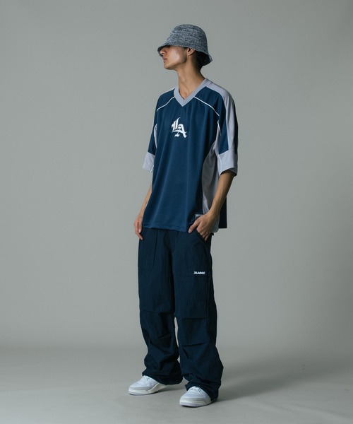XLARGE(エクストララージ)の「GAME SHIRT(シャツ/ブラウス・メンズ・ネイビー/ブラック・M/S/XL/L)」の5枚目の写真