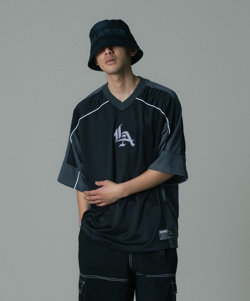 XLARGE(エクストララージ)の「GAME SHIRT(シャツ/ブラウス・メンズ・ネイビー/ブラック・M/S/XL/L)」の6枚目の写真