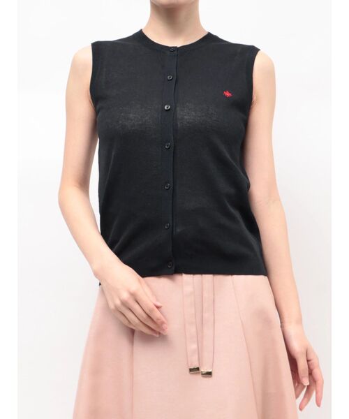 POLO BCS(ポロ ビーシーエス)の「【POLO BCS】シアーベスト(カーディガン/ボレロ・レディース・ブラウン/ネイビー/ブルー/ピンク/オフホワイト・MEDIUM)」の1枚目の写真