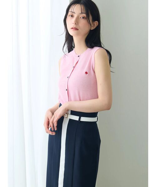 POLO BCS(ポロ ビーシーエス)の「【POLO BCS】シアーベスト(カーディガン/ボレロ・レディース・ブラウン/ネイビー/ブルー/ピンク/オフホワイト・MEDIUM)」の17枚目の写真