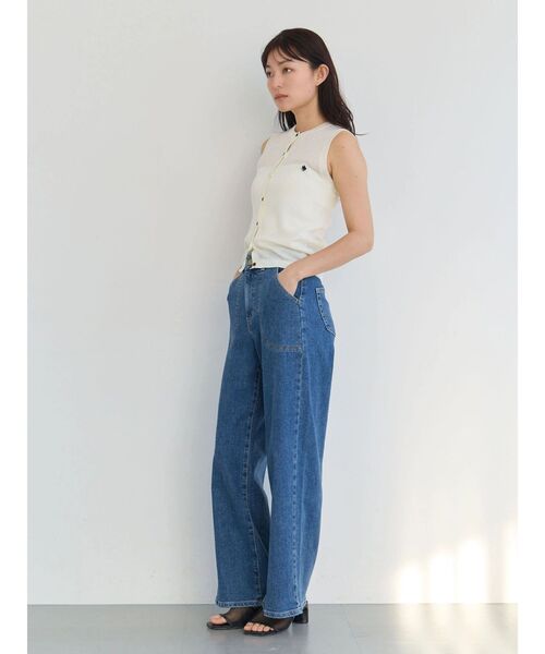 POLO BCS(ポロ ビーシーエス)の「【POLO BCS】シアーベスト(カーディガン/ボレロ・レディース・ブラウン/ネイビー/ブルー/ピンク/オフホワイト・MEDIUM)」の10枚目の写真