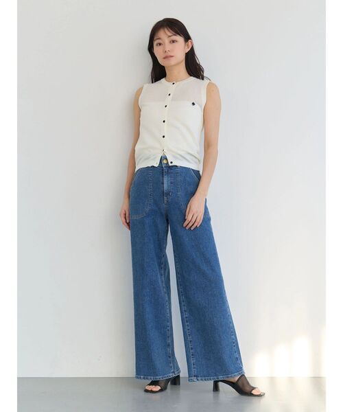 POLO BCS(ポロ ビーシーエス)の「【POLO BCS】シアーベスト(カーディガン/ボレロ・レディース・ブラウン/ネイビー/ブルー/ピンク/オフホワイト・MEDIUM)」の9枚目の写真
